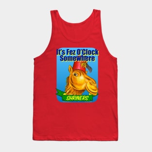 Clyde The Camel, It's Fez O'Clock Somewhere Tank Top